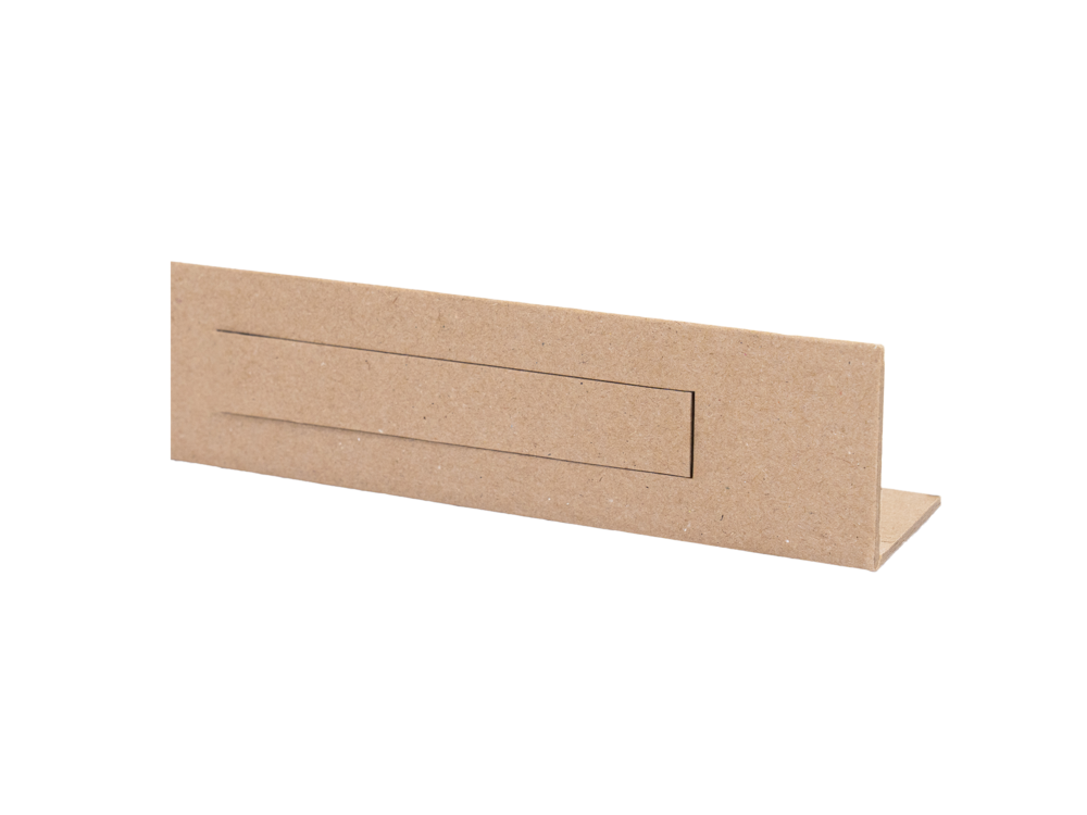 Cornière carton crantée