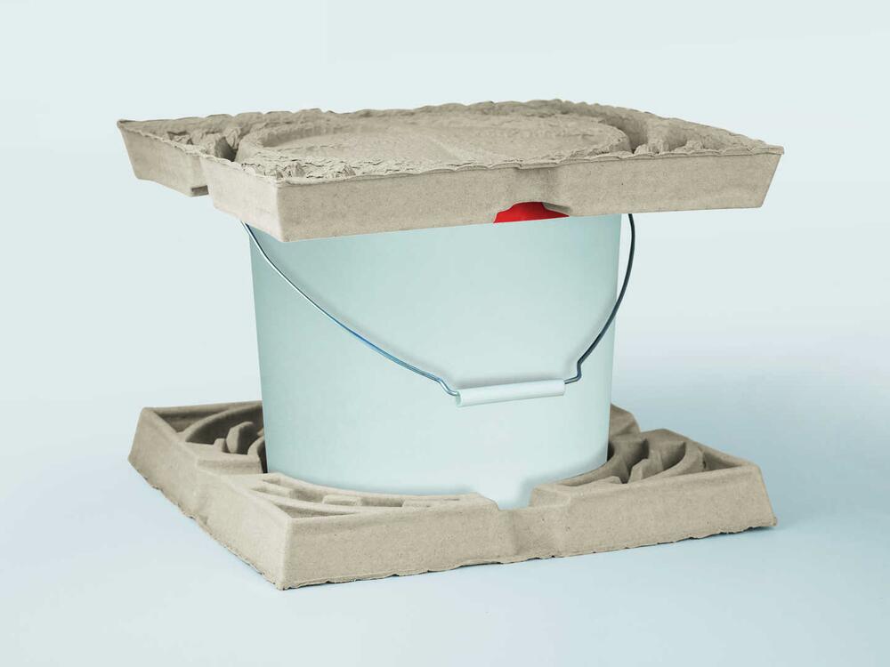Plaque de calage en cellulose pour les seaux Plaque de calage en cellulose pour les seaux
