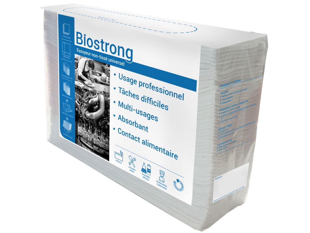 Essuyage non-tissé universel biostrong