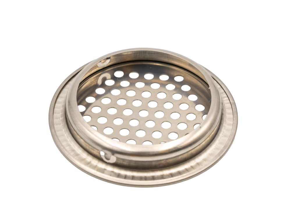 Grille aération caisse bois