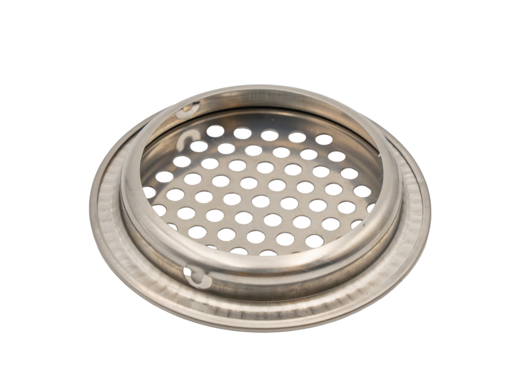 Grille aération caisse bois