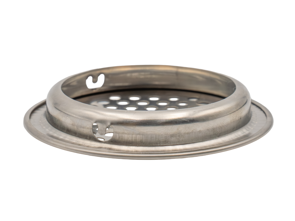 Grille aération caisse bois