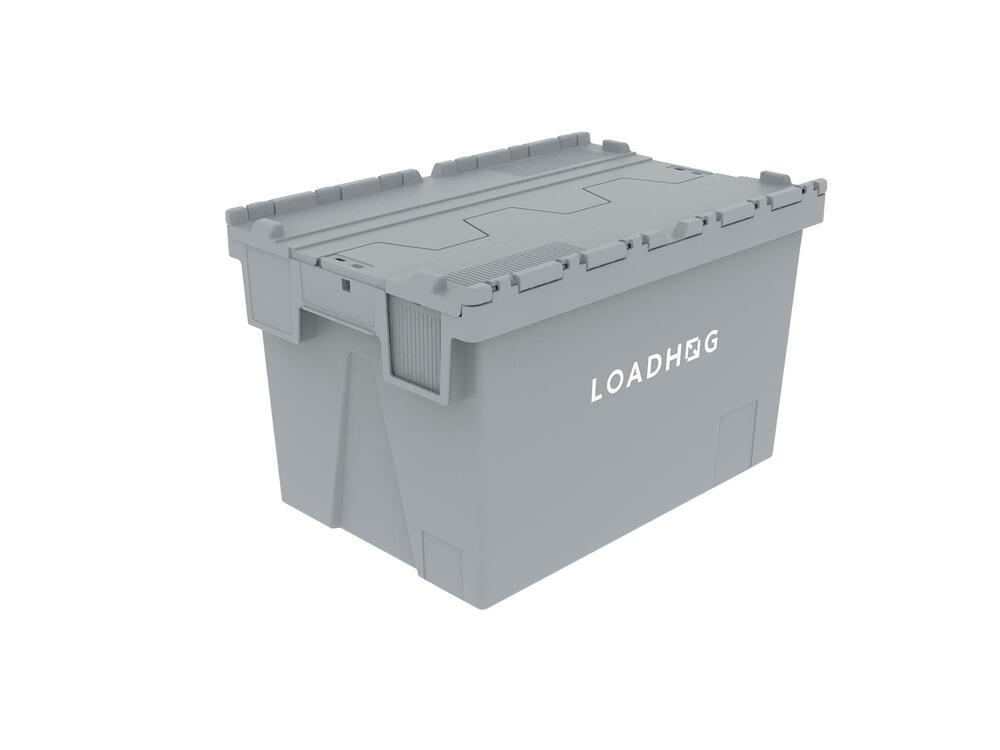 Bac navette &agrave; couvercle int&eacute;gr&eacute; empilable