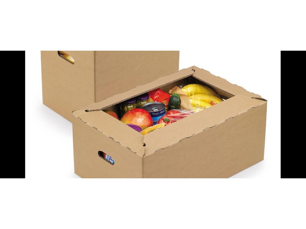 Caisse carton de livraison