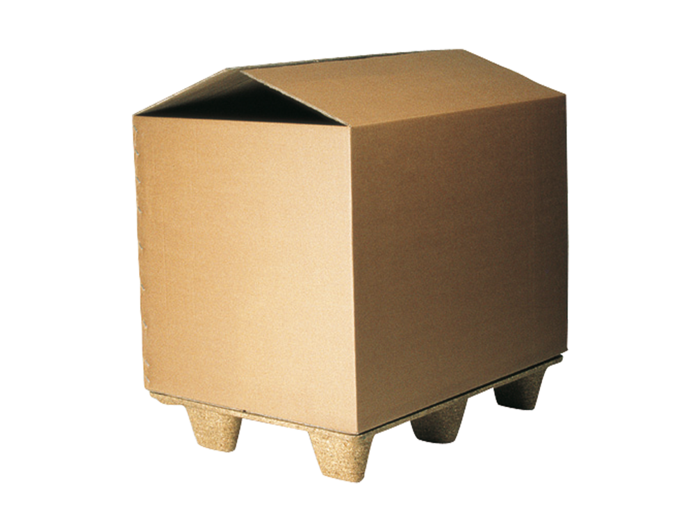 Caisse palette américaine double cannelure